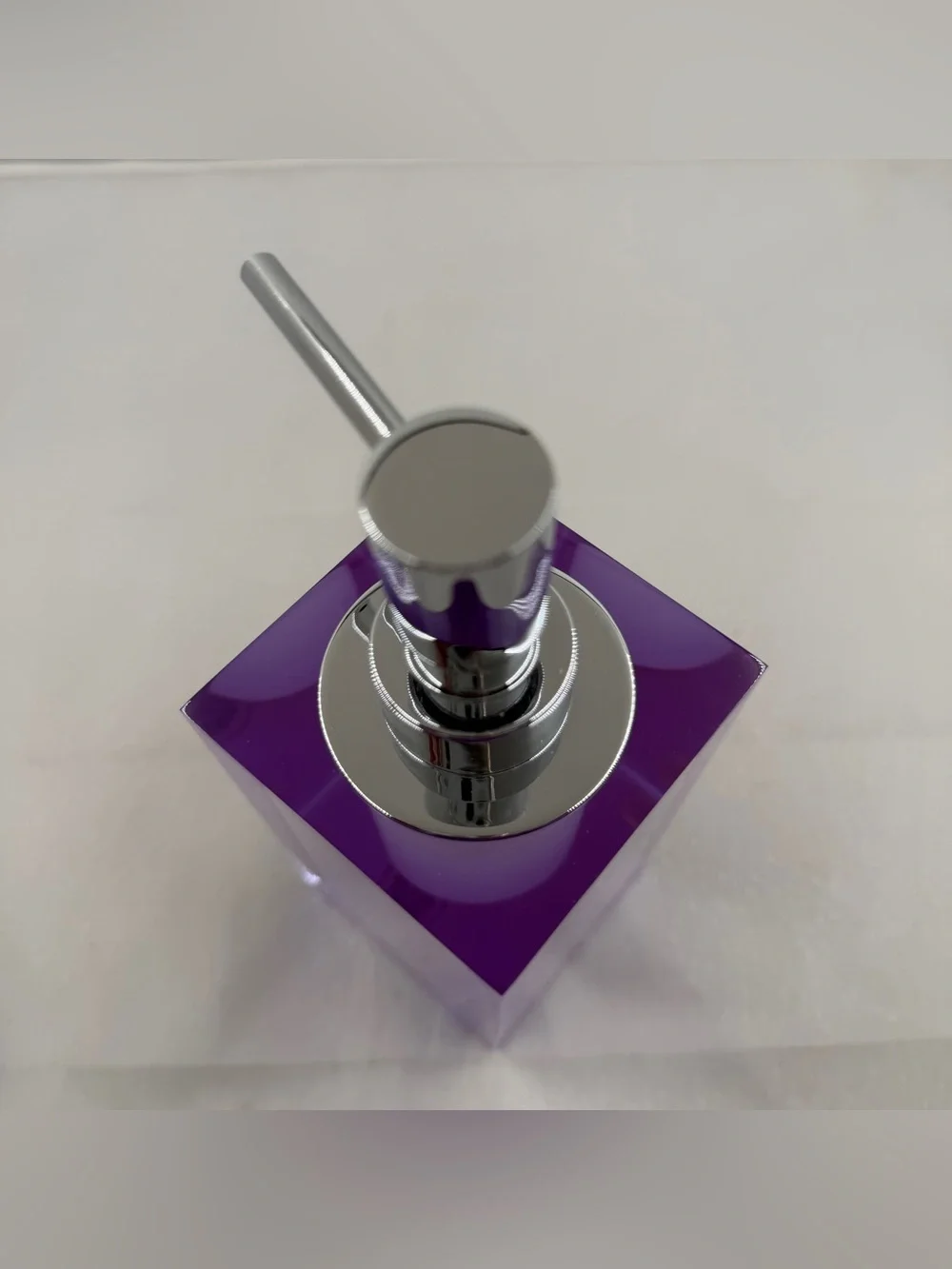 Jonathan Adler Lavender Acrylic Hollywood Soap Dispenser